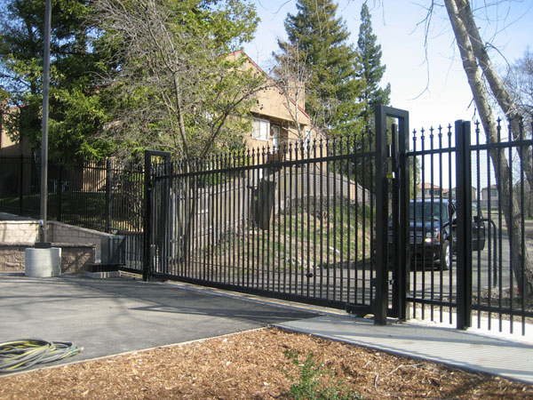 Wrought Iron Driveway Gate - Bakersfield