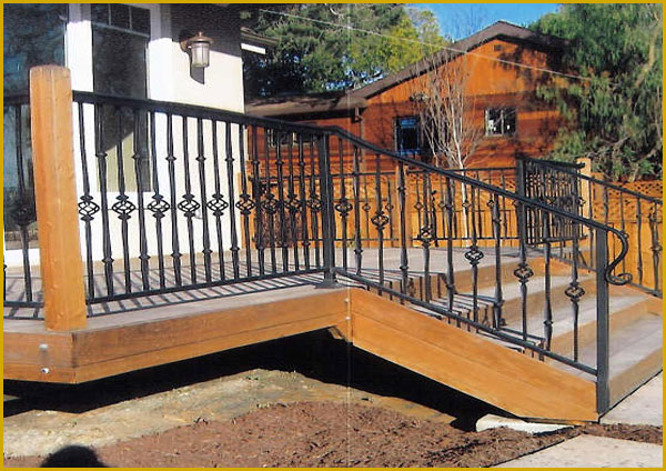  Iron Staircase Railing - Bakersfield, CA